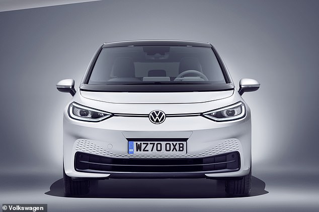 The just-announced top-specification ID.3 Tour has a higher capacity 77kWh battery with a range of up to 336 miles, VW says