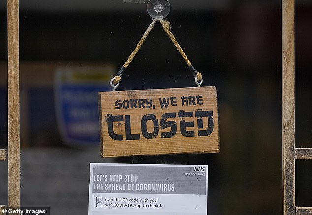 Covid crunch: The IMF believes Britain will end up with an economy 9.8 per cent smaller in 2020 than when the pandemic began