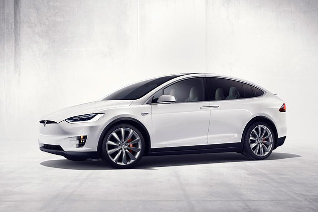 Luxury car makes such as Audi, Porsche and Tesla (pictured, Model X) are increasingly being targeted by criminals using keyless theft techniques