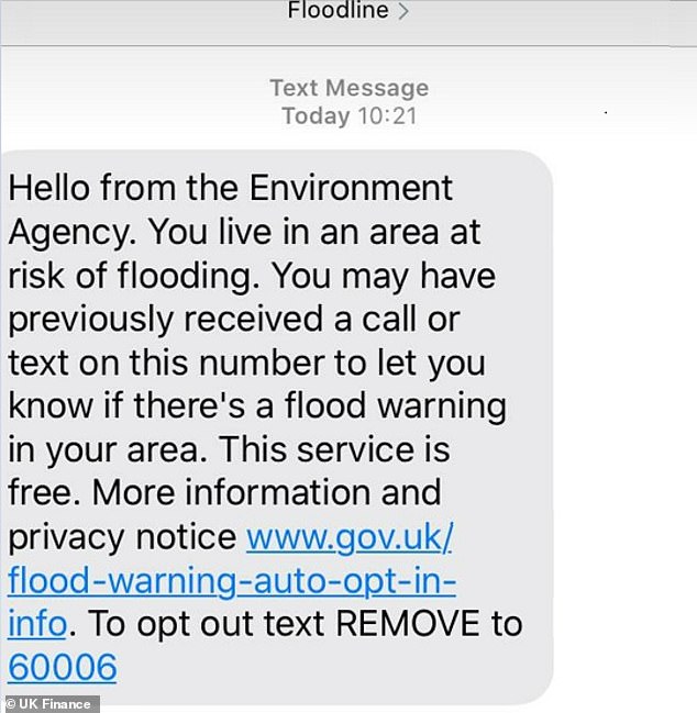 One scam even saw fraudsters pose as the Environment Agency to try and harvest people's details