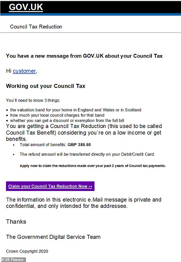 Fraudsters have always impersonated the taxman either to tell victims they owe money or are owed it. It received 74,800 reports of scam messages from the public in August alone