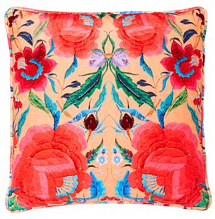 A cushion from Alice Temperley London - a firm favourite of the Duchess of Cambridge