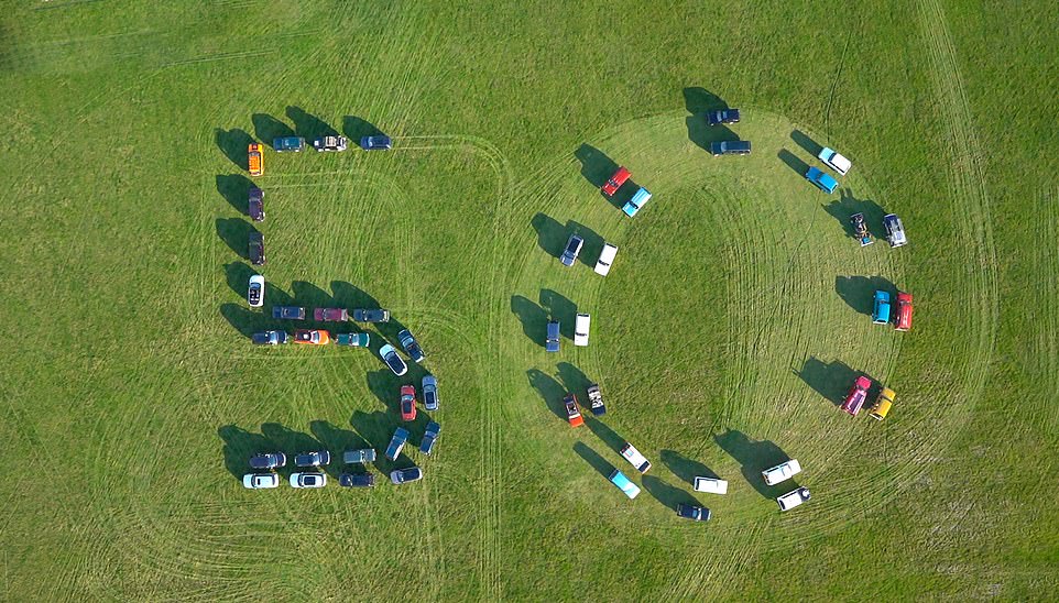 A cavalcade of 50 Range Rovers over five decades arrived at Goodwood to celebrate the luxury 4x4's 50th anniversary year