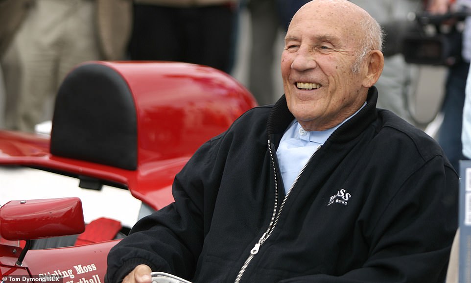 Rock star and Dire Straits front-man Mark Knopfler is to play a touching live musical tribute to his late friend, racing legend Sir Stirling Moss (pictured above in 2010), on Saturday afternoon in the presence of Lady Moss and the Duke of Richmond