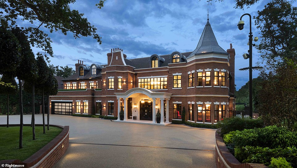 This impeccably grand six-bedroom mansion in the gated community of Keston Park in Kent is a sprawling new-build home that boasts 18,000 square feet of living space