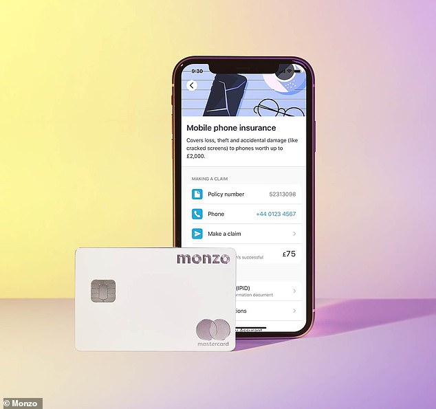 Fittingly for a smartphone bank it offers phone insurance covering damage, loss and theft of up to £2,000. However phone insurance did not make it into its first attempt at a packaged account last year