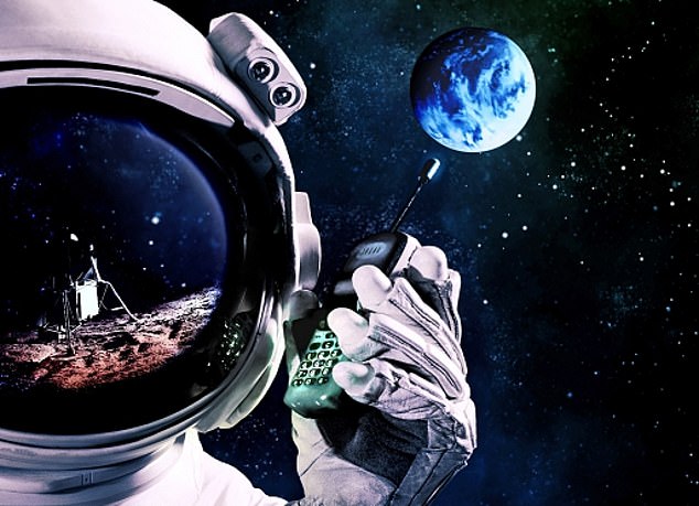 Bars in the stars: Finnish telecoms giant Nokia has been chosen to build the Moon's first cellular network, as Nasa prepares for a future where humans return - and this time stay put
