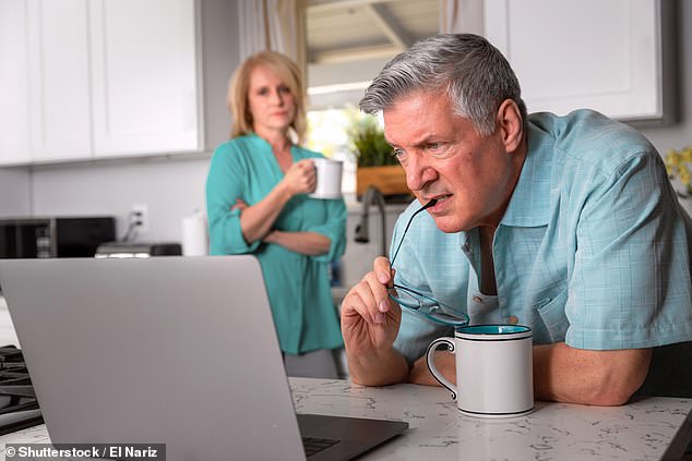 Looking ahead: A quarter of people still working voiced fears that investment losses suffered in the pandemic meant they would never be able to stop work