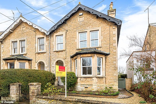 This three-bed semi-detached house in the Cotswold's Chipping Norton is for sale for offers over £450,000