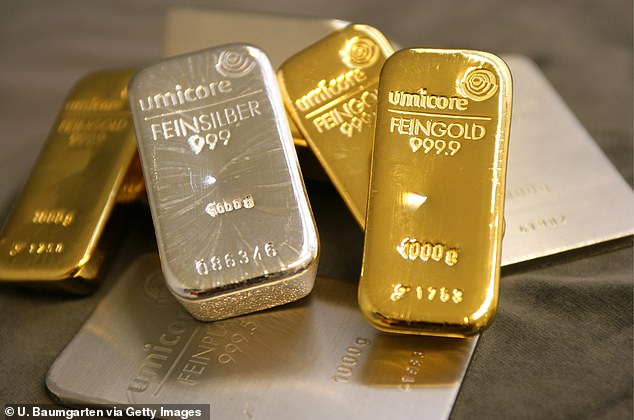 A £10,000 investment in silver made at the start of the year would still be worth £13,991. The same investment in gold would be worth £12,781