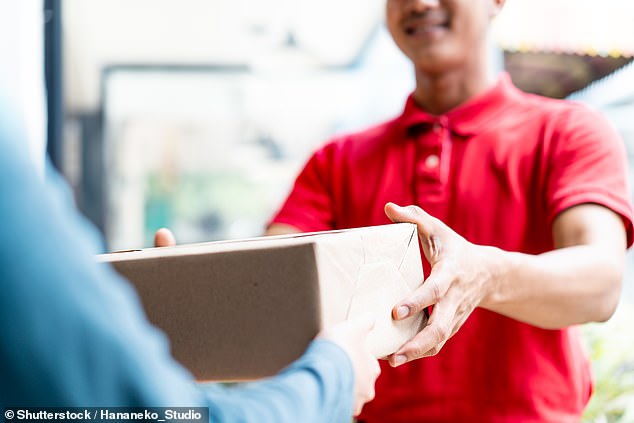 Royal Mail's Parcel Collect service will see postmen pick up parcels from households at the same time as they deliver letters and will mean sellers can return items without leaving their homes. (Stock image)
