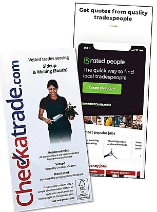 Warning: Checkatrade and Rated People charge traders to be on their websites