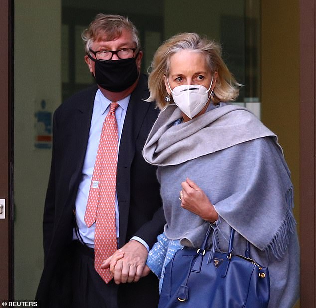 Brexiteer: Crispin Odey and his wife Nichola Pease have an £825million fortune