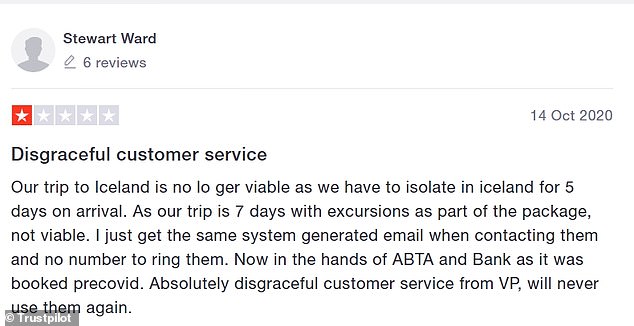 Another review said they also have been unable to get a response from Voyage Prive